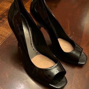 BCBG Girls Patent Peep Toe Pump